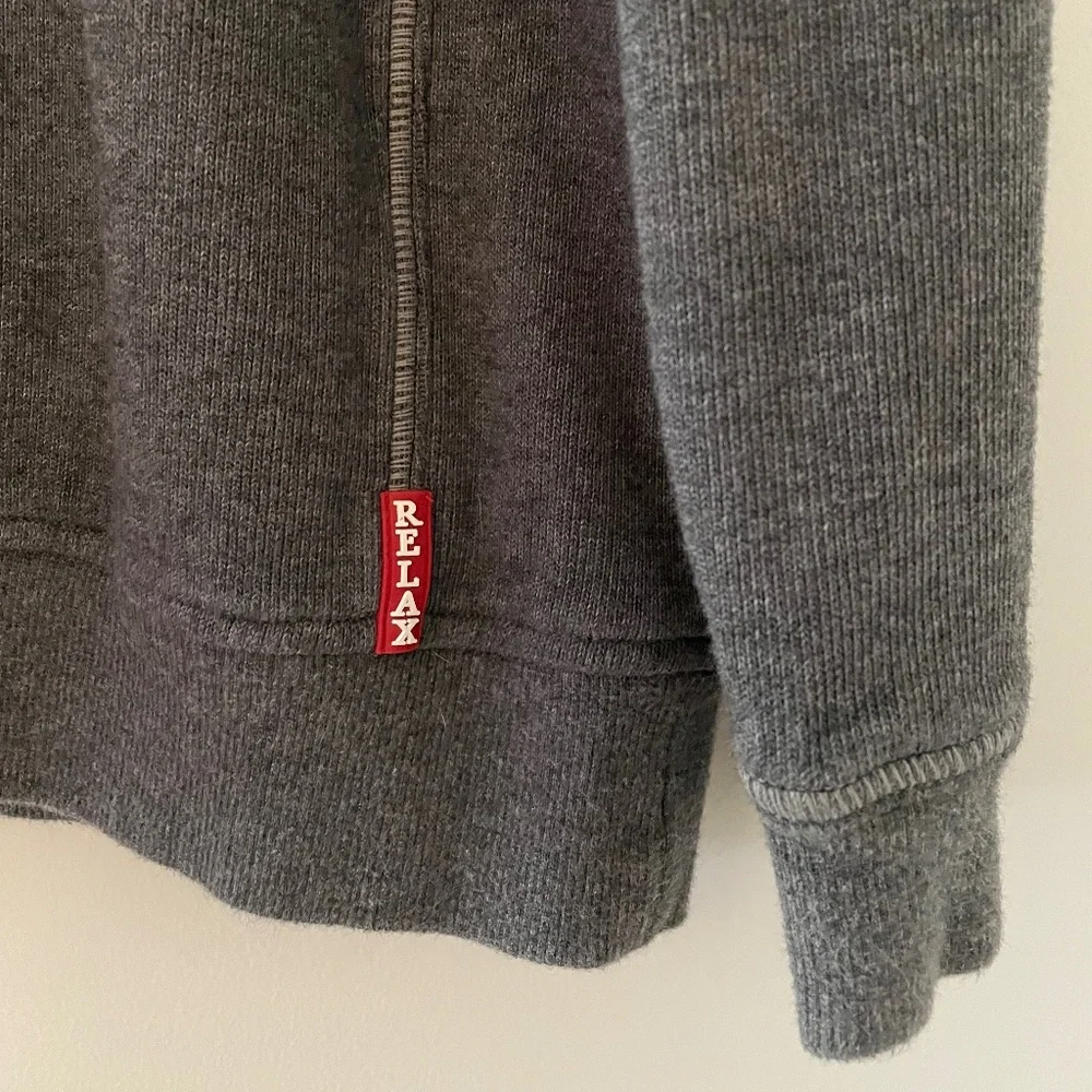 Tommy Bahama Half-Zip Sweater, Sweatshirt, Gray, L